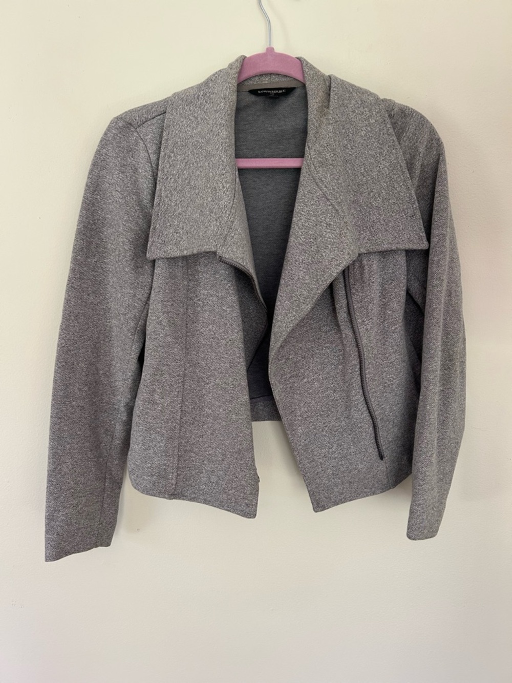 Banana Republic Gray Knit Jacket
